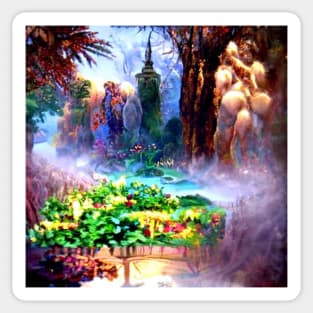 Garden of eden Sticker